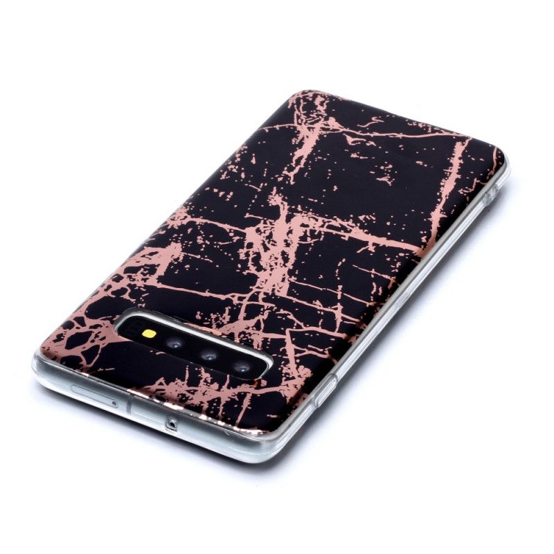 Cover Samsung Galaxy S10 Plus Sort Ultra Designer Marmor