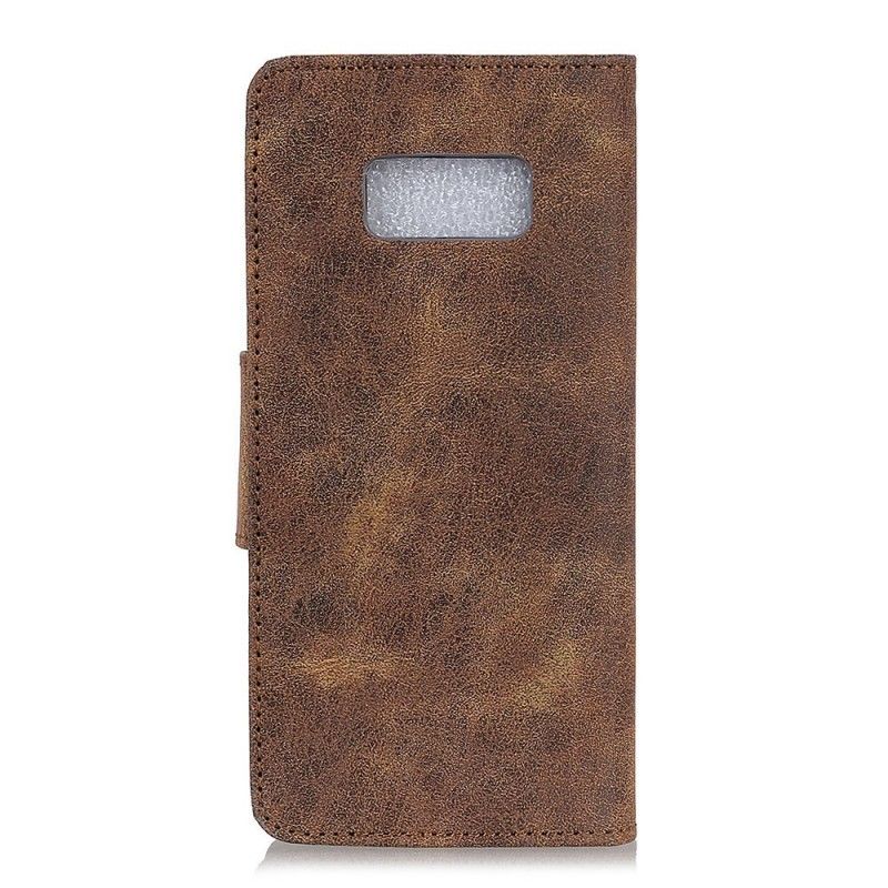 Flip Cover Læder for Samsung Galaxy S10 Plus Retro Kunstlæderklap