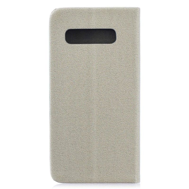 Flip Cover Læder Samsung Galaxy S10 Plus Lodret Linje