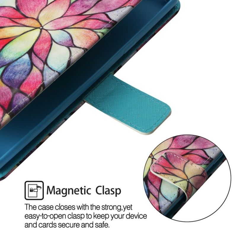 Flip Cover Læder Samsung Galaxy S10 Plus Optisk Farve