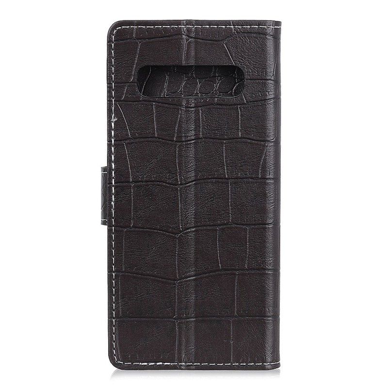 Flip Cover Samsung Galaxy S10 Plus Mobilcover Krokodillehudeffekt