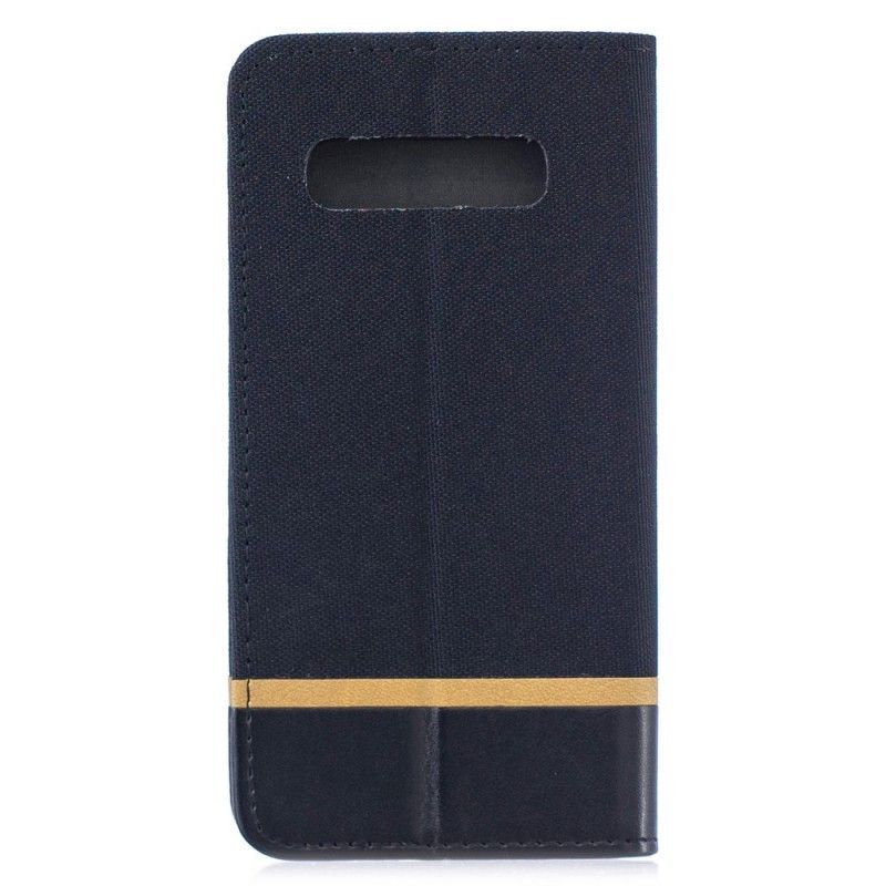 Læder Cover Samsung Galaxy S10 Plus Duo Linje Original