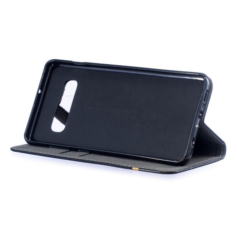 Læder Cover Samsung Galaxy S10 Plus Duo Linje Original