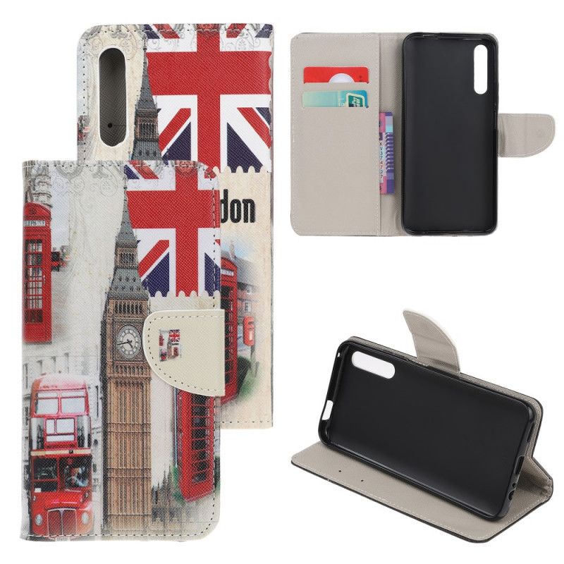 Flip Cover Læder for Huawei P Smart S London Liv