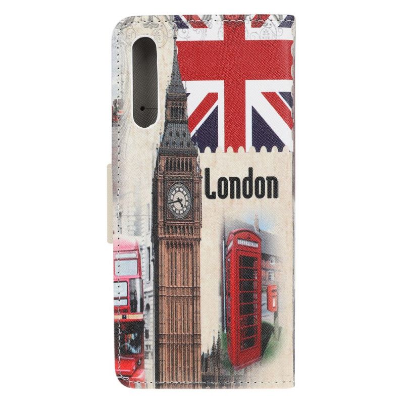 Flip Cover Læder for Huawei P Smart S London Liv