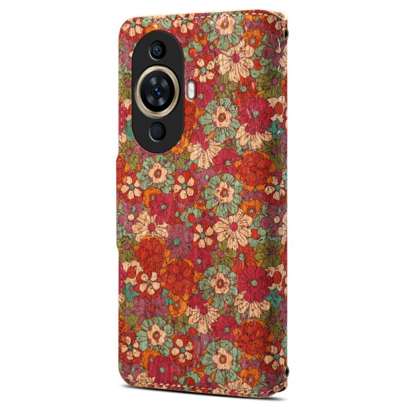 Flip Cover Huawei Nova 12s Blomstermønstre