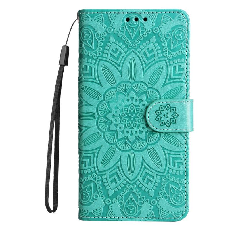 Læder Cover Huawei Nova 12s Mandala Med Rem