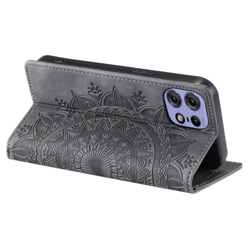 Flip Cover Motorola Edge 50 Pro Mandala Ruskindseffekt