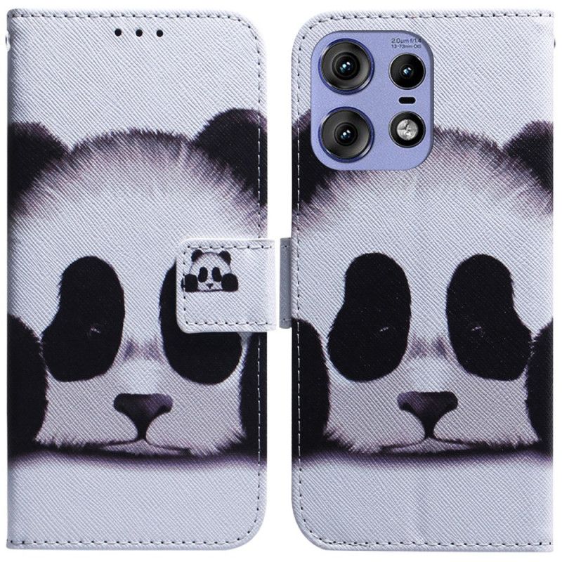 Flip Cover Motorola Edge 50 Pro Panda