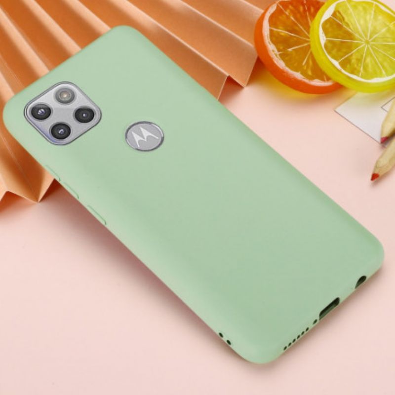 Cover Moto G 5g Flydende Silikonedesign Med Snor