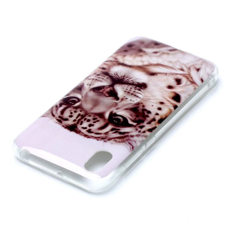 Cover for Huawei Y5 2019 Kongelig Tiger