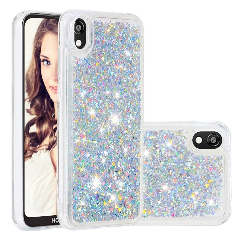 Cover for Huawei Y5 2019 Lyserød Jeg Er Glitter