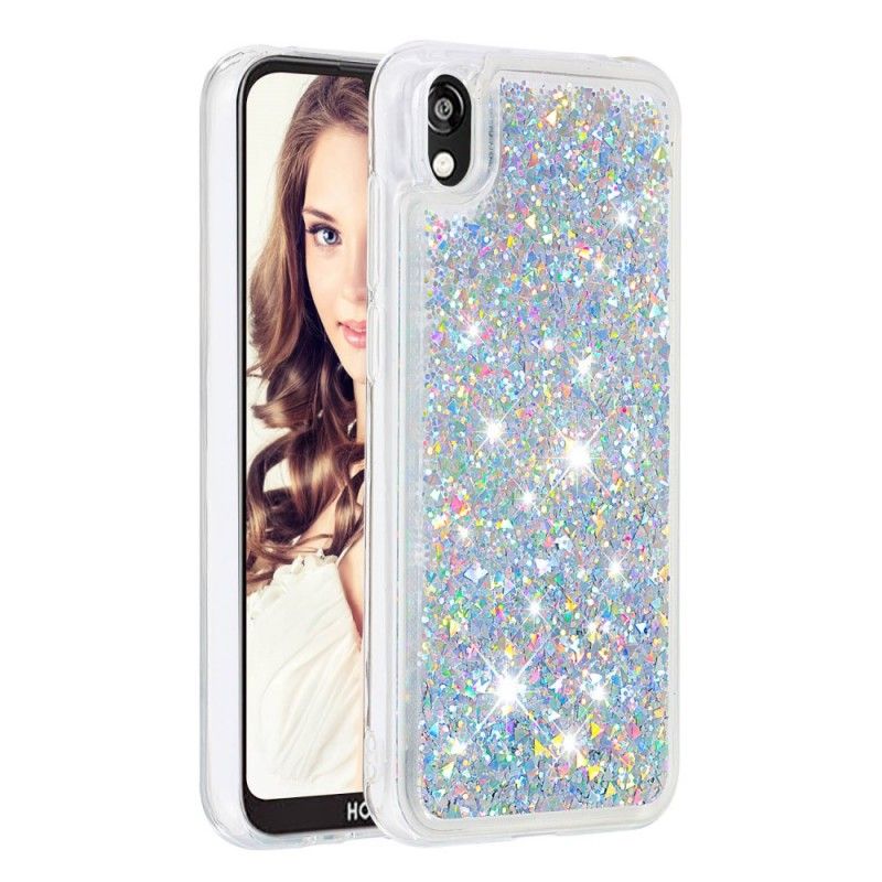 Cover for Huawei Y5 2019 Lyserød Jeg Er Glitter