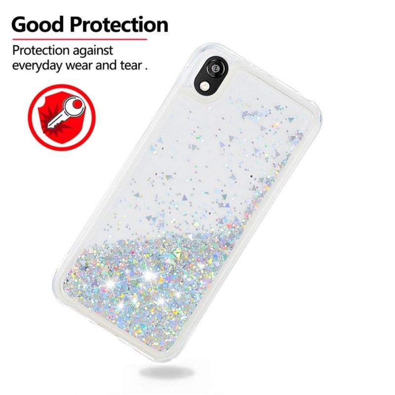 Cover for Huawei Y5 2019 Lyserød Jeg Er Glitter