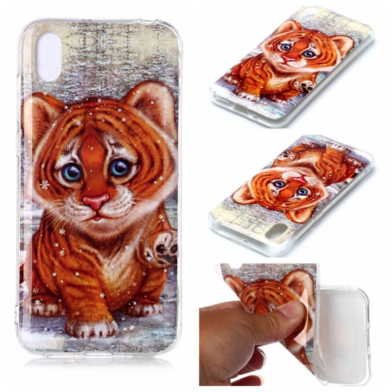 Cover Huawei Y5 2019 Baby Tiger Beskyttelse