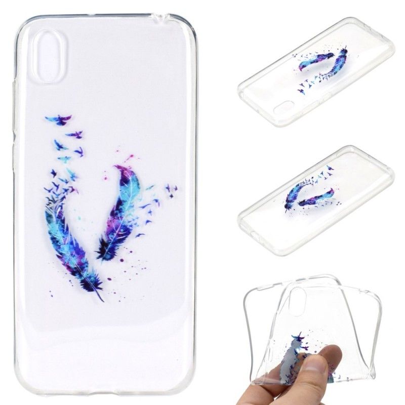 Cover Huawei Y5 2019 Gennemsigtige Fjer