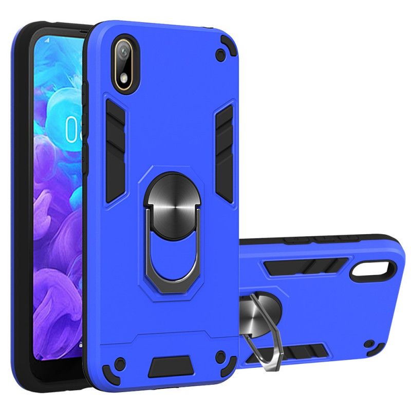 Cover Huawei Y5 2019 Sort Mobilcover Premium Support Ring