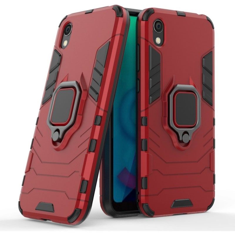 Cover Huawei Y5 2019 Sort Mobilcover Resistent Ring