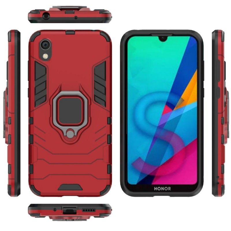 Cover Huawei Y5 2019 Sort Mobilcover Resistent Ring