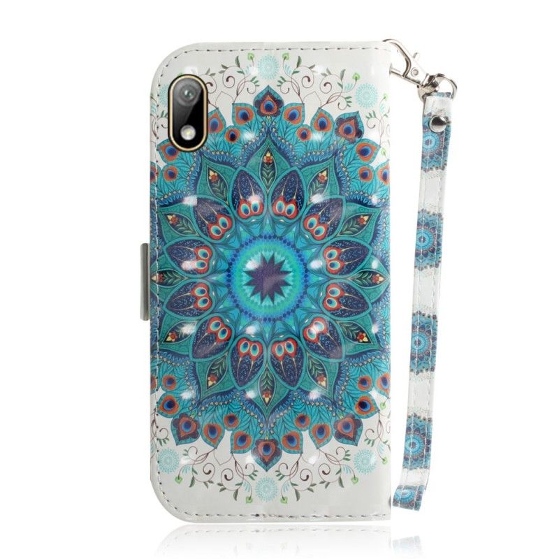 Flip Cover Huawei Y5 2019 Mobilcover Mesterlig Mandala Med Rem