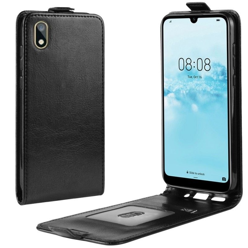 Flip Cover Huawei Y5 2019 Sort Mobilcover Sammenfoldelig