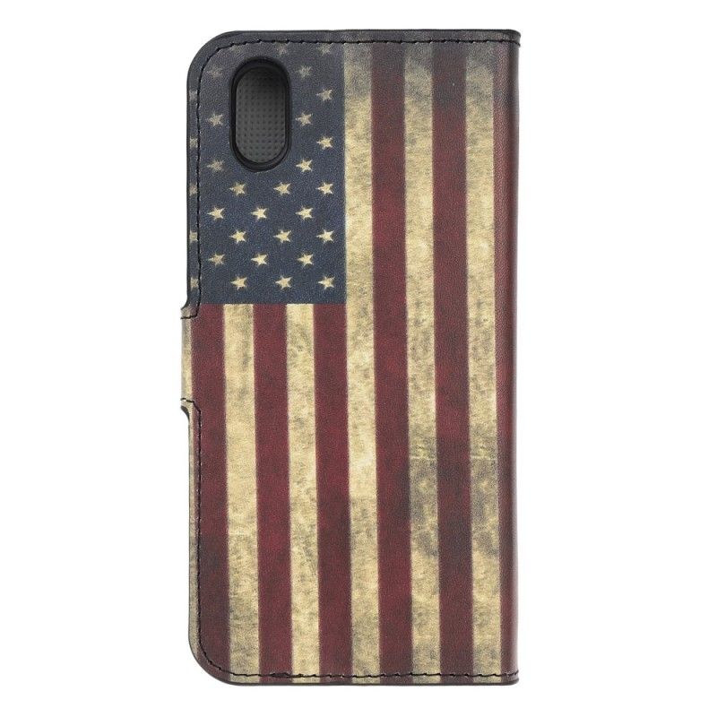 Flip Cover Huawei Y5 2019 Usa Flag