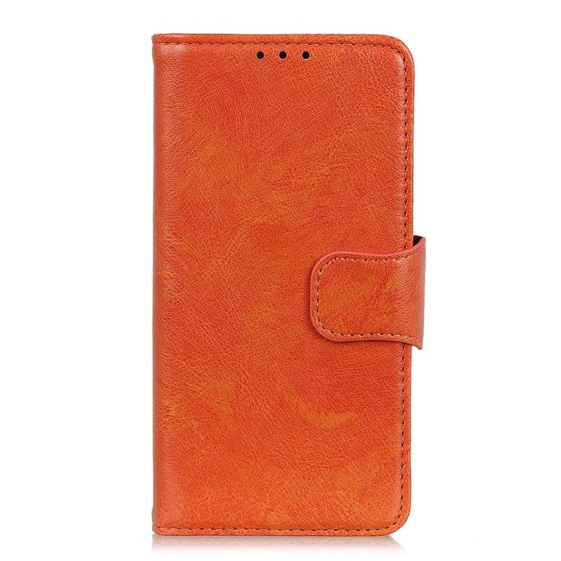 Flip Cover Læder for Huawei Y5 2019 Sort Skinnende Lædereffekt