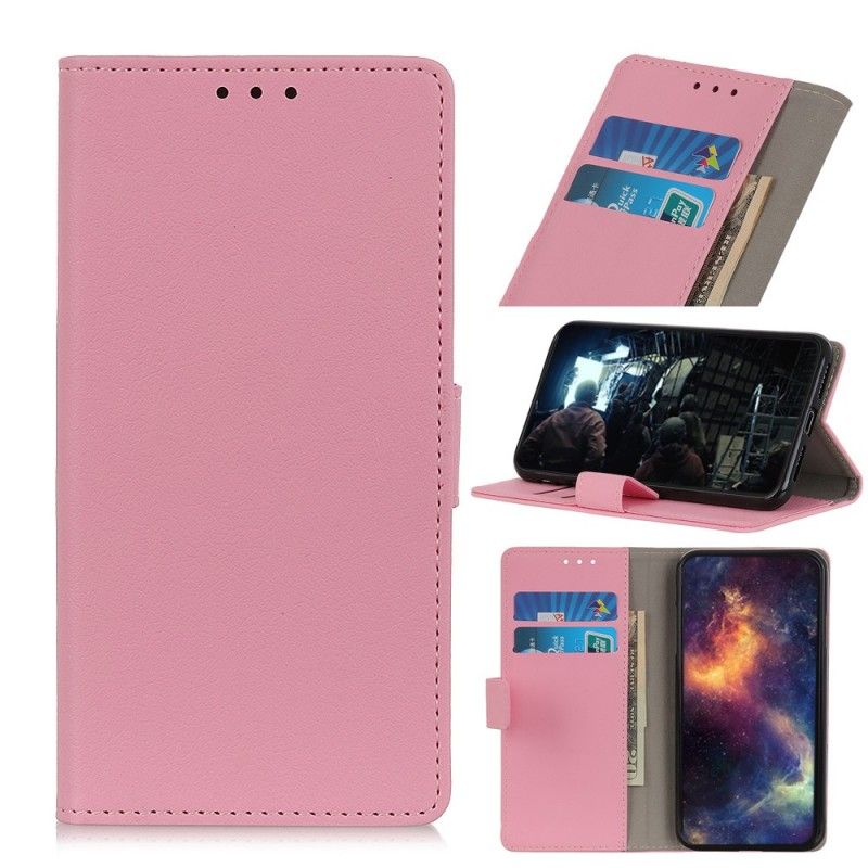 Flip Cover Læder Huawei Y5 2019 Sort Forenklet Kunstlæder Original