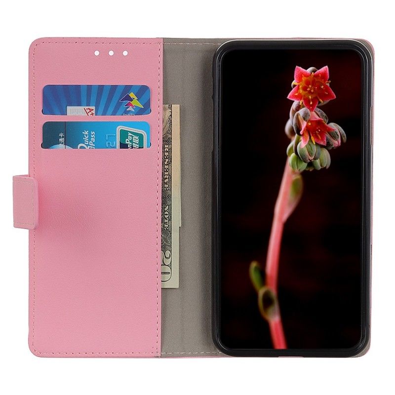 Flip Cover Læder Huawei Y5 2019 Sort Forenklet Kunstlæder Original