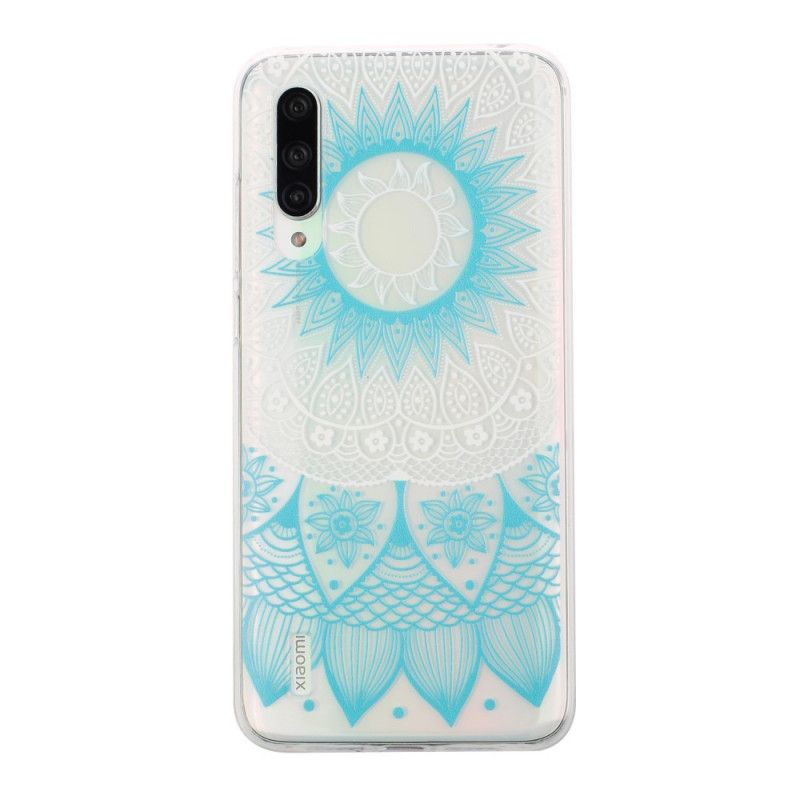 Cover for Xiaomi Mi 9 Lite Lyserød Gennemsigtig Farverig Mandala