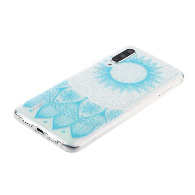 Cover for Xiaomi Mi 9 Lite Lyserød Gennemsigtig Farverig Mandala