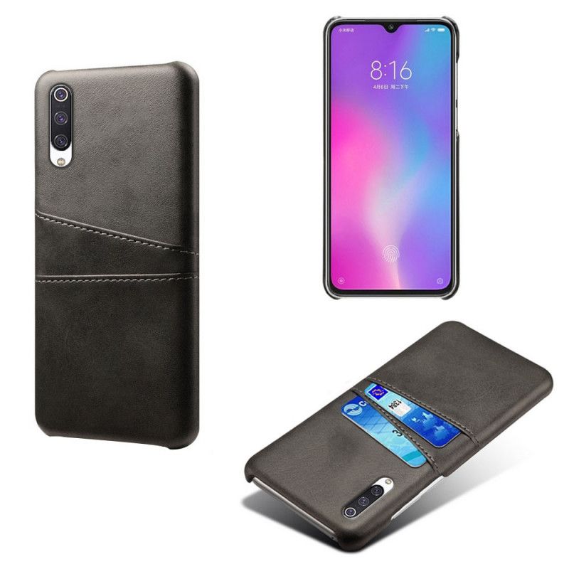 Cover for Xiaomi Mi 9 Lite Rød Kortholder