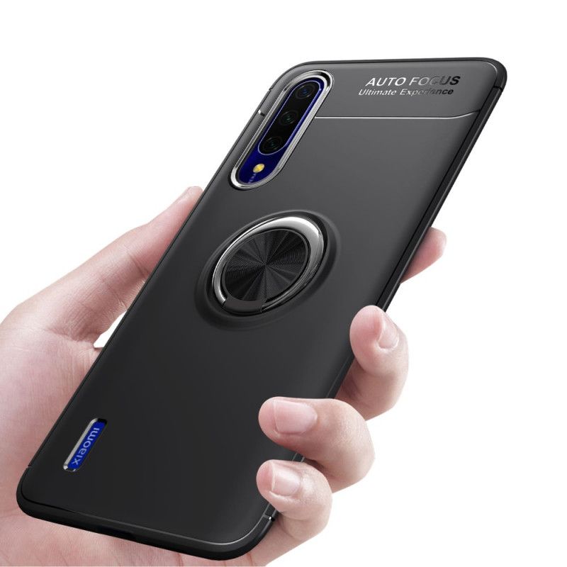 Cover for Xiaomi Mi 9 Lite Sort Magnetisk Ring