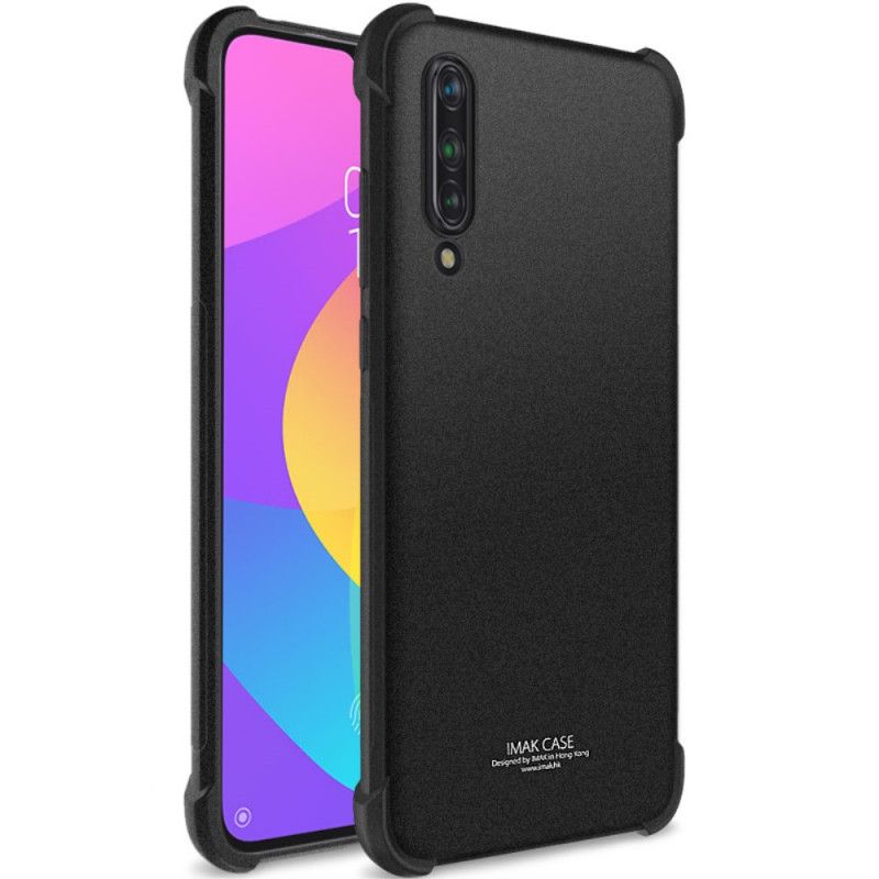 Cover for Xiaomi Mi 9 Lite Sort Med Imak Skærmfilm