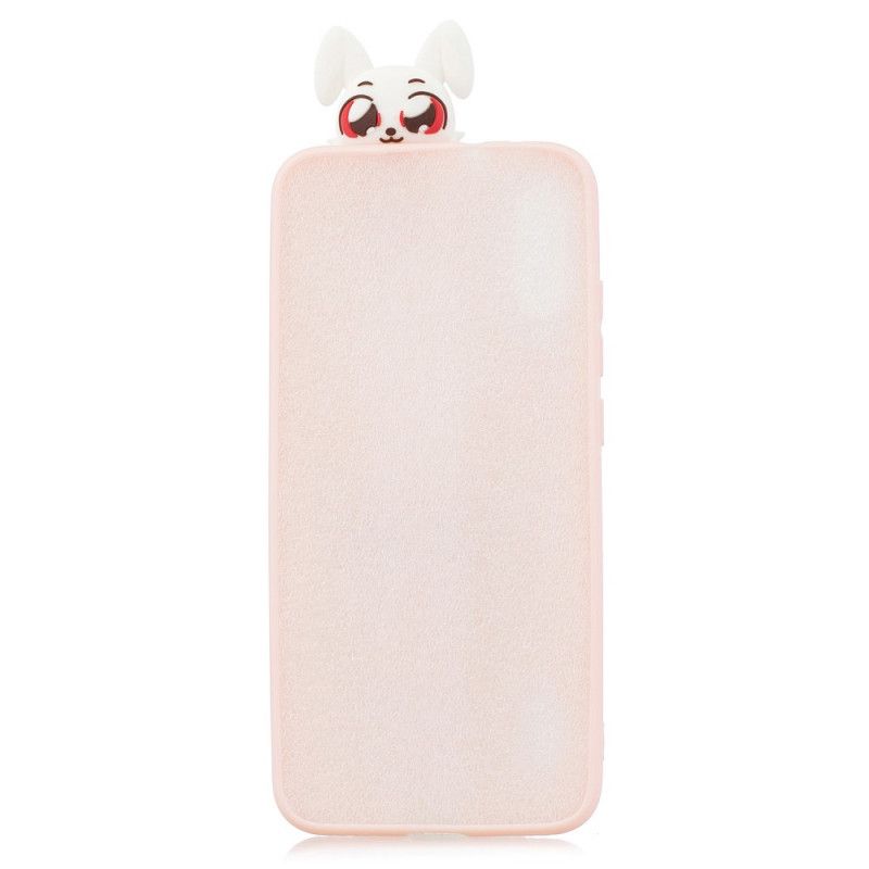 Cover Xiaomi Mi 9 Lite 3D Hvid Kanin Original