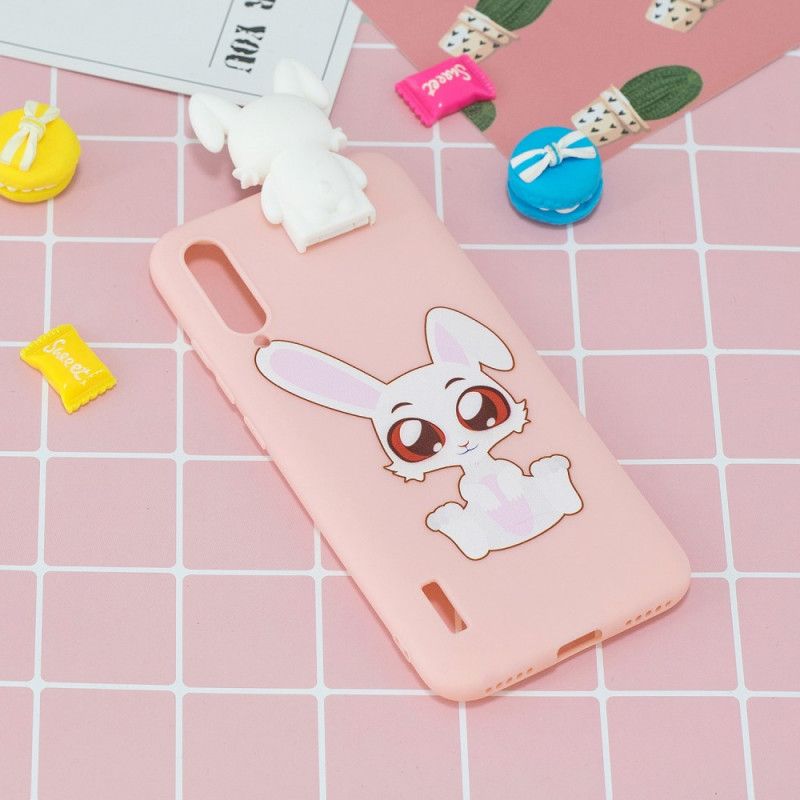 Cover Xiaomi Mi 9 Lite 3D Hvid Kanin Original