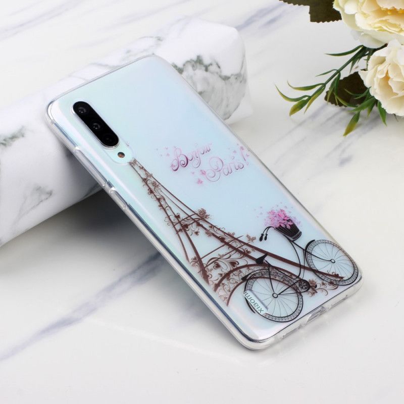 Cover Xiaomi Mi 9 Lite Gennemsigtig Hej Paris