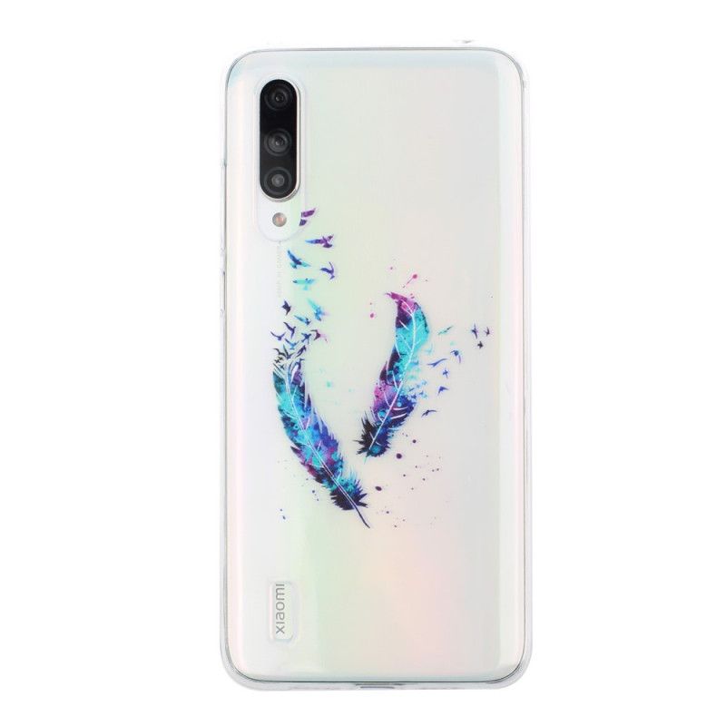 Cover Xiaomi Mi 9 Lite Gennemsigtige Fjer