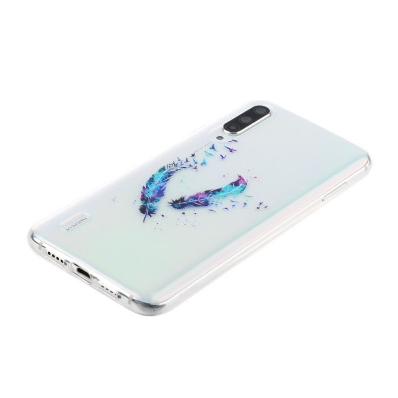 Cover Xiaomi Mi 9 Lite Gennemsigtige Fjer