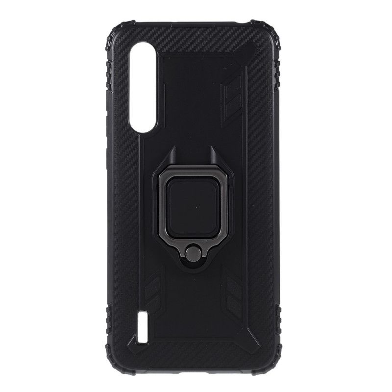 Cover Xiaomi Mi 9 Lite Rød Ring Og Kulfiber