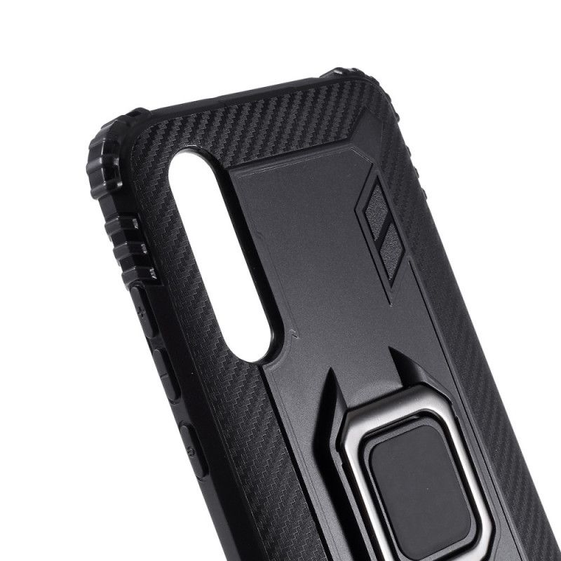 Cover Xiaomi Mi 9 Lite Rød Ring Og Kulfiber