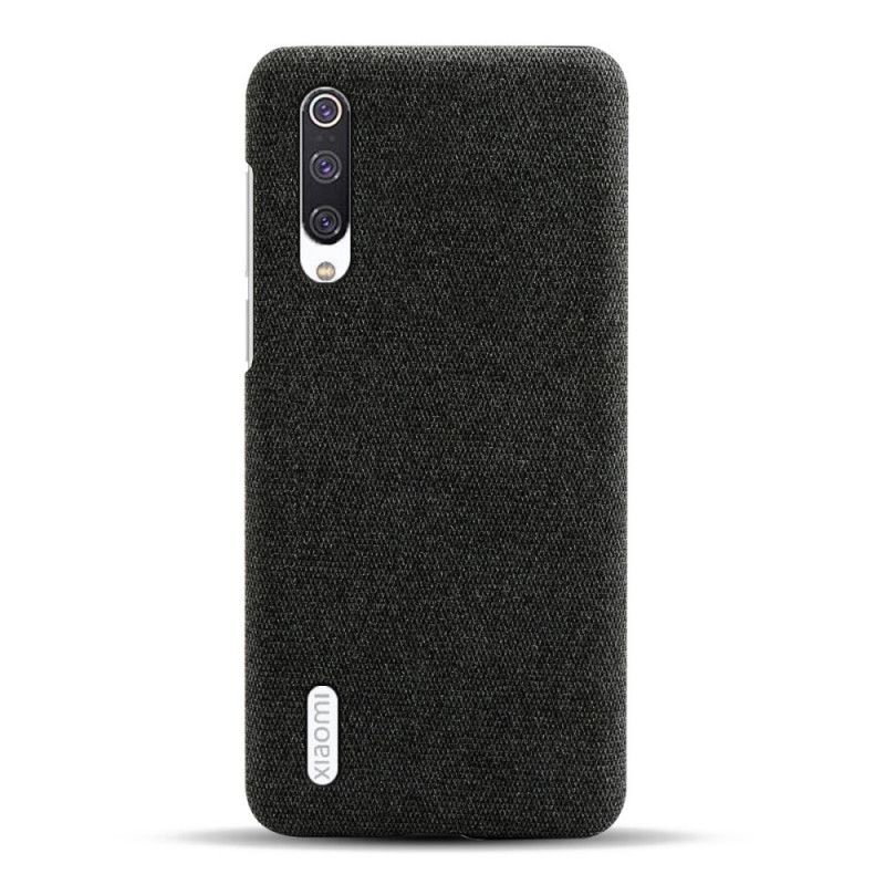 Cover Xiaomi Mi 9 Lite Sort Elegant Stof