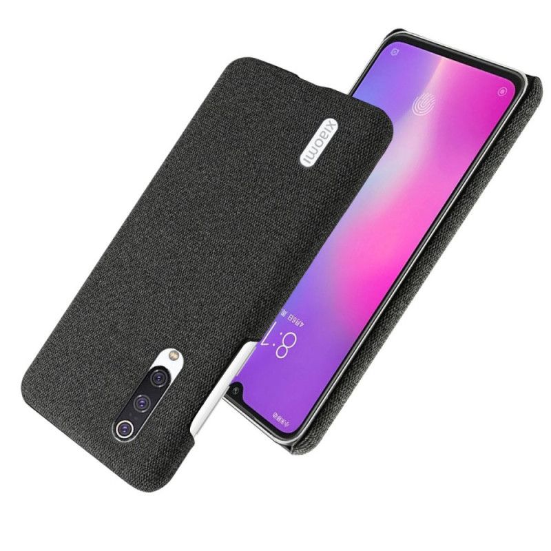 Cover Xiaomi Mi 9 Lite Sort Elegant Stof