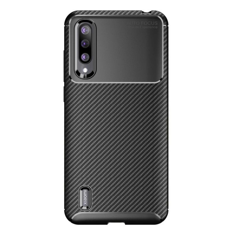 Cover Xiaomi Mi 9 Lite Sort Fleksibel Kulfiber