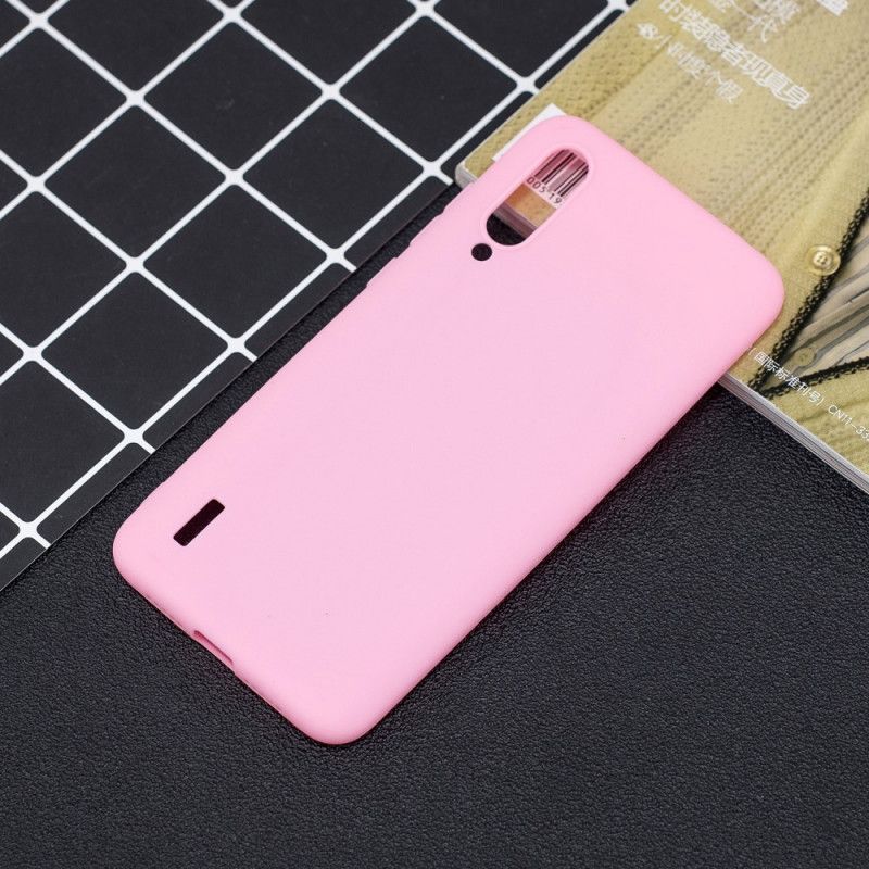 Cover Xiaomi Mi 9 Lite Sort Fleksible Slikfarver I Silikone