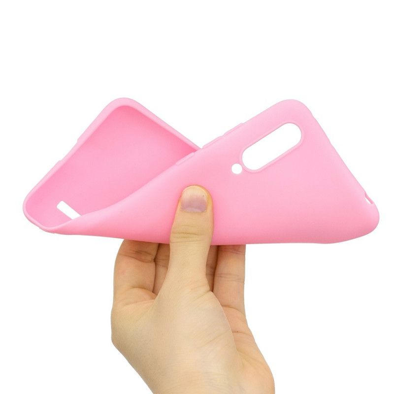 Cover Xiaomi Mi 9 Lite Sort Fleksible Slikfarver I Silikone