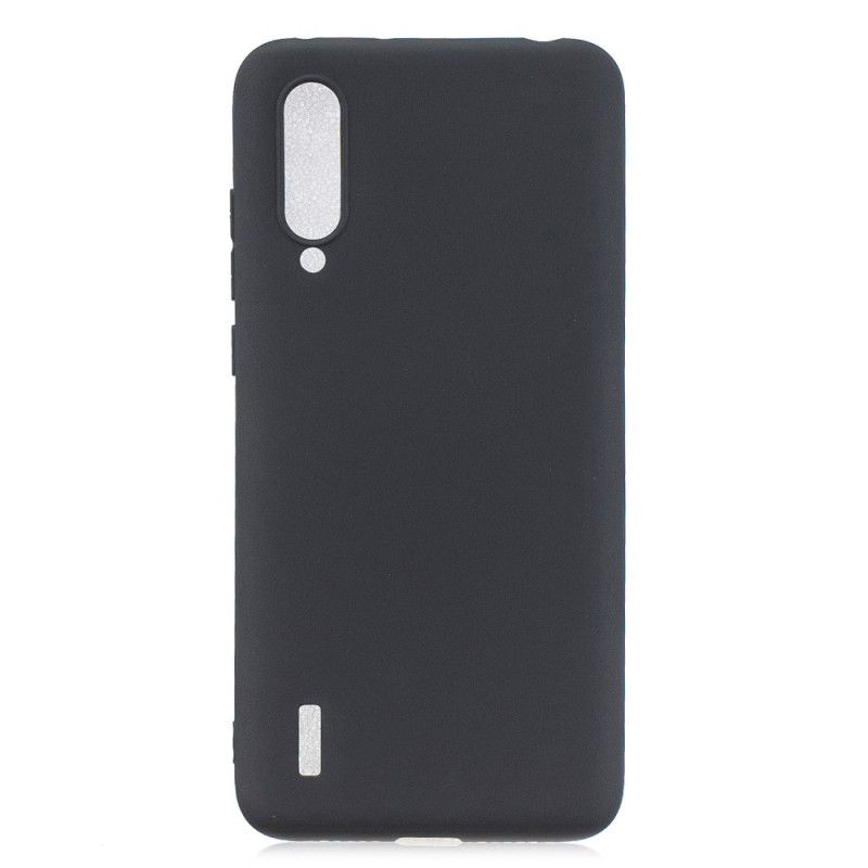 Cover Xiaomi Mi 9 Lite Sort Fleksible Slikfarver I Silikone