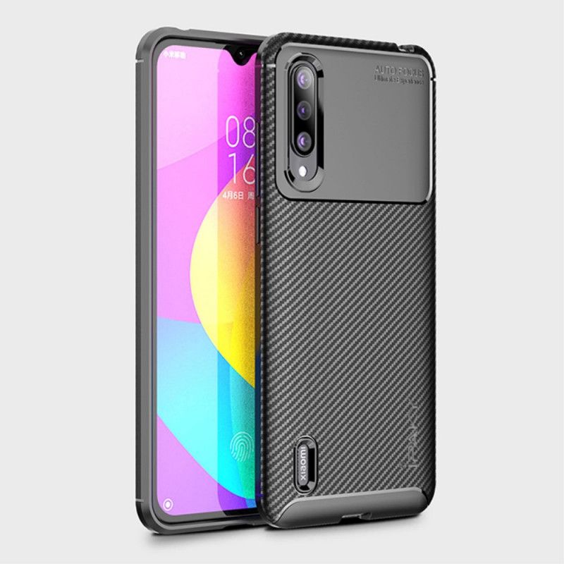 Cover Xiaomi Mi 9 Lite Sort Ipaky Kulfiber