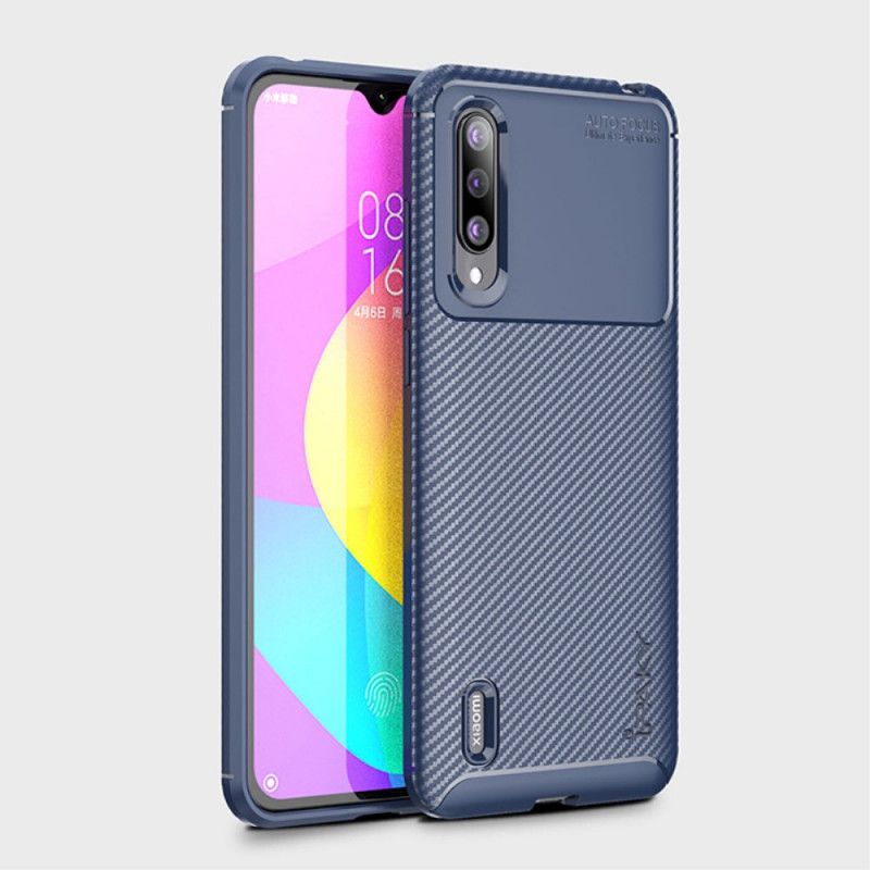 Cover Xiaomi Mi 9 Lite Sort Ipaky Kulfiber