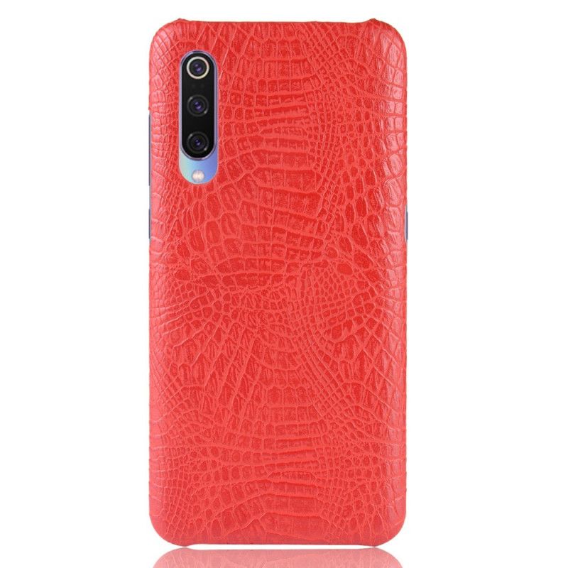 Cover Xiaomi Mi 9 Lite Sort Krokodillehudstil Beskyttelse